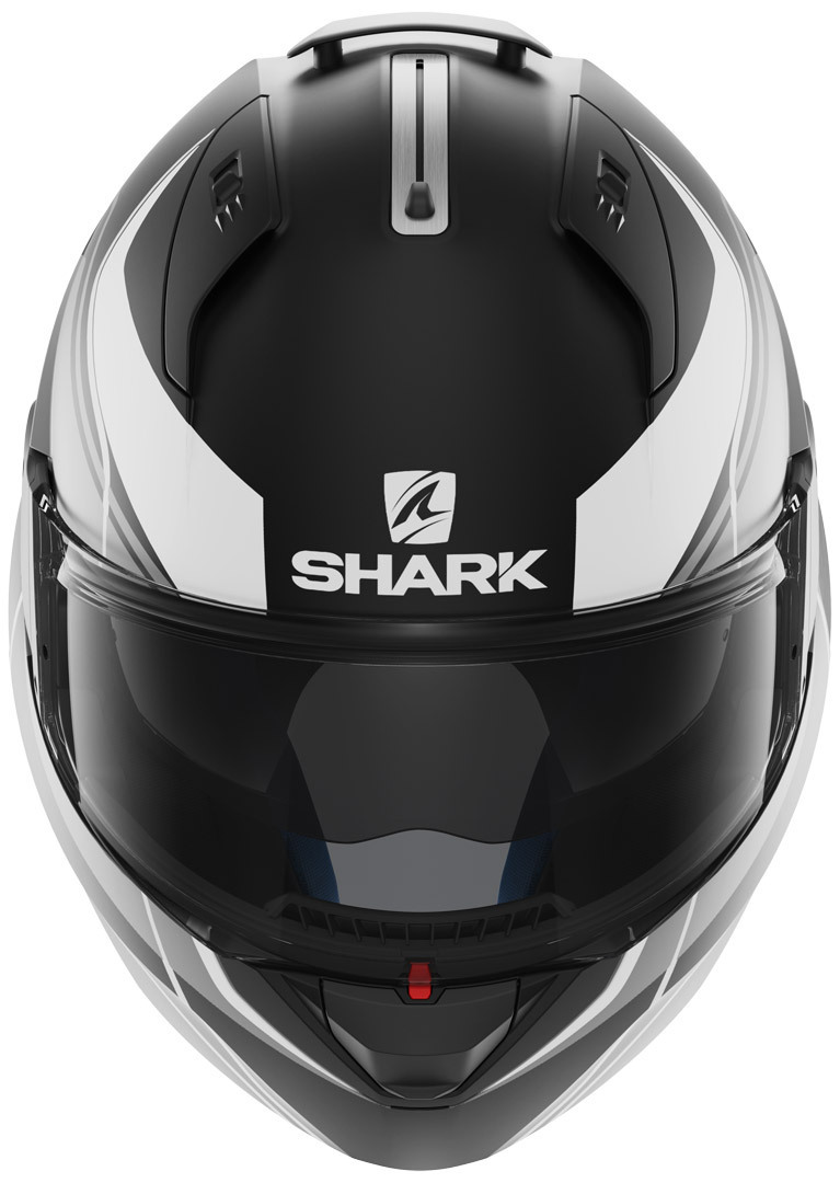 Casque de moto modulable Shark EVOLINE 3 Drop Dual Touch noir
