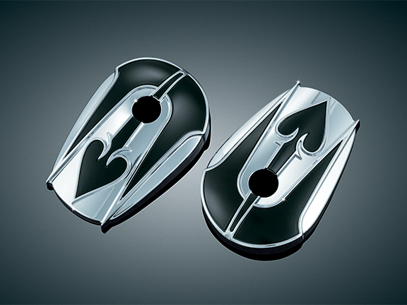 COVERS FOR STOCK H-D MIRRORS, SPADES 1755