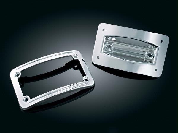 CURVED LAYDOWN LIC. PLATE MNT: ROADKING 3165