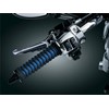 BRAIDED GRIPS, BLK/BLUE, 82-UP CABLE THR
