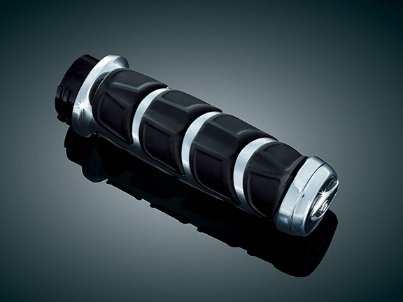 KINETIC GRIPS, CHROME 08-UP ELEC THRTLE 6352