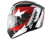 Casque SKWAL STICKING  Black White Red Tailles L M S XL XS